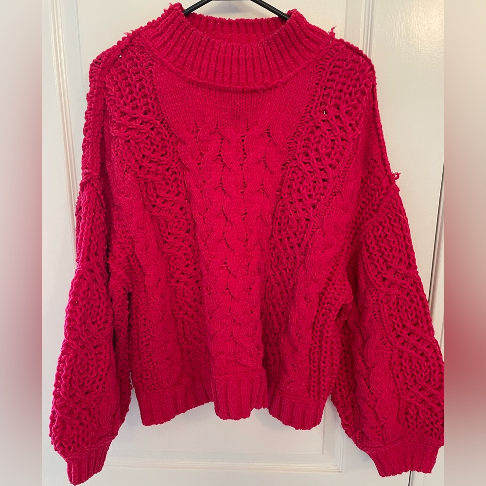 POL hot pink sweater